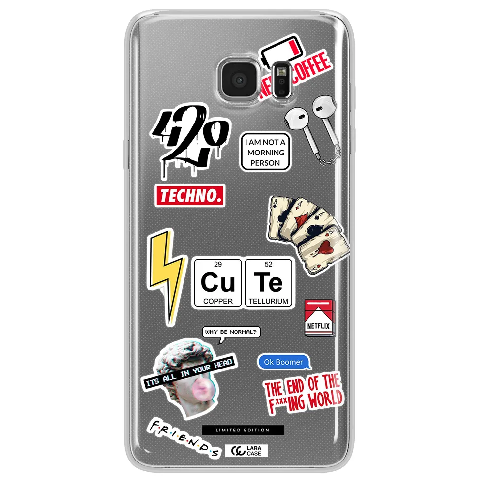 Cute Samsung Note 5 Clear TPU Case