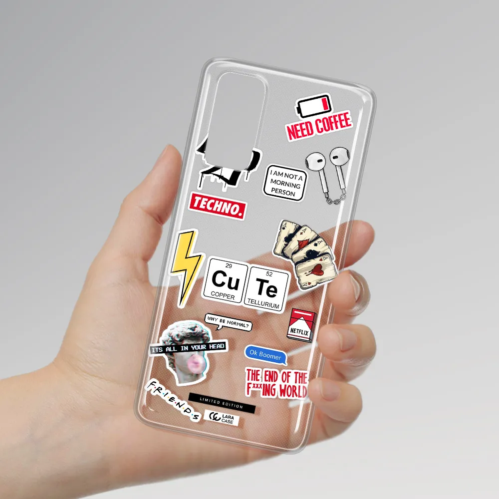 Cute Samsung S20 Fe Clear TPU Case
