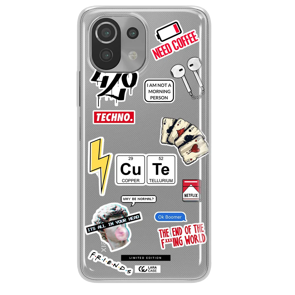 Cute Xiaomi Mi 11 Lite Clear TPU Case