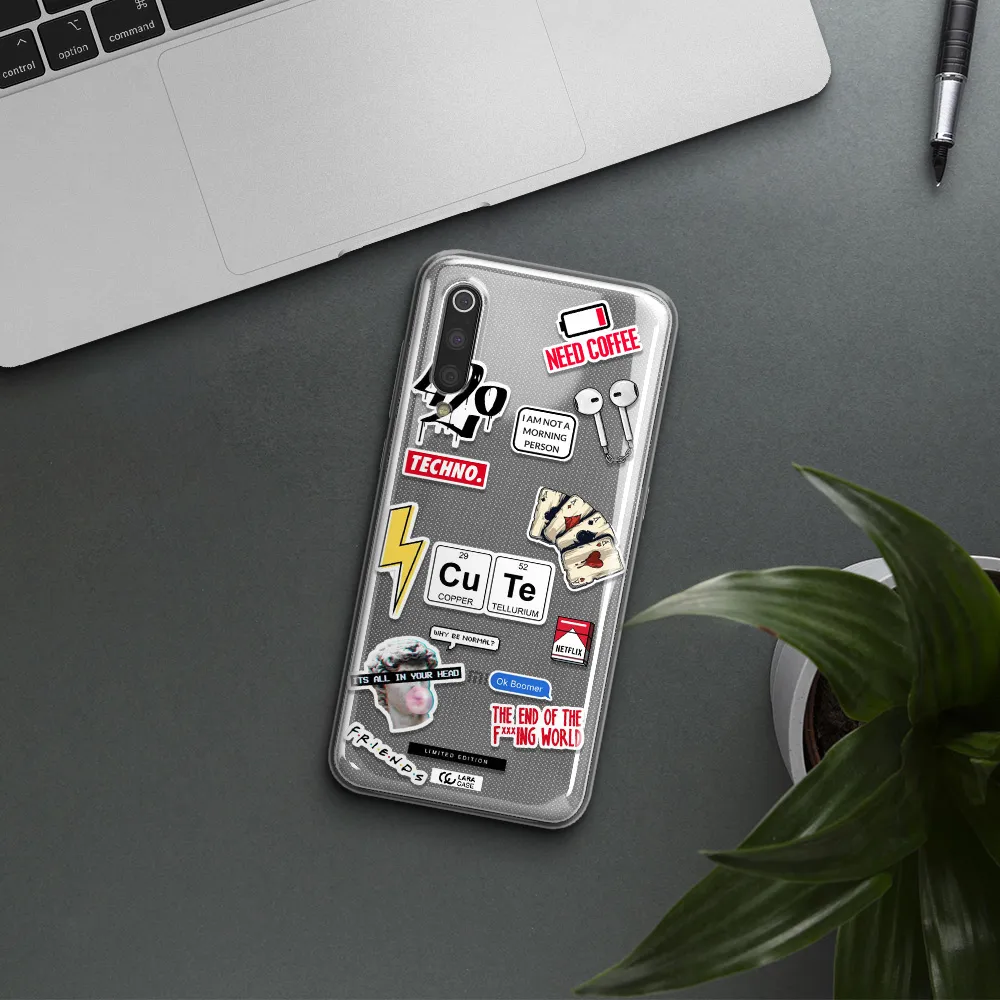 Cute Xiaomi Mi 9 Clear TPU Case