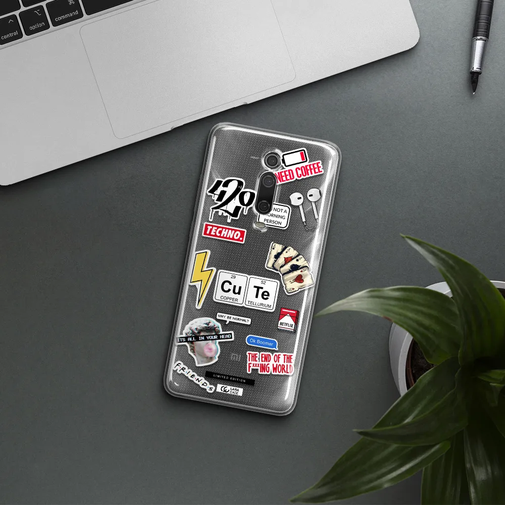 Cute Xiaomi Mi 9T Clear TPU Case