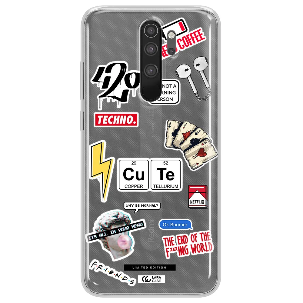 Cute Xiaomi Note 8 Pro Clear TPU Case