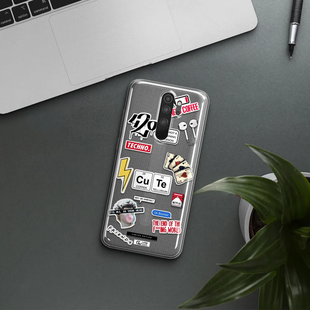 Cute Xiaomi Note 8 Pro Clear TPU Case