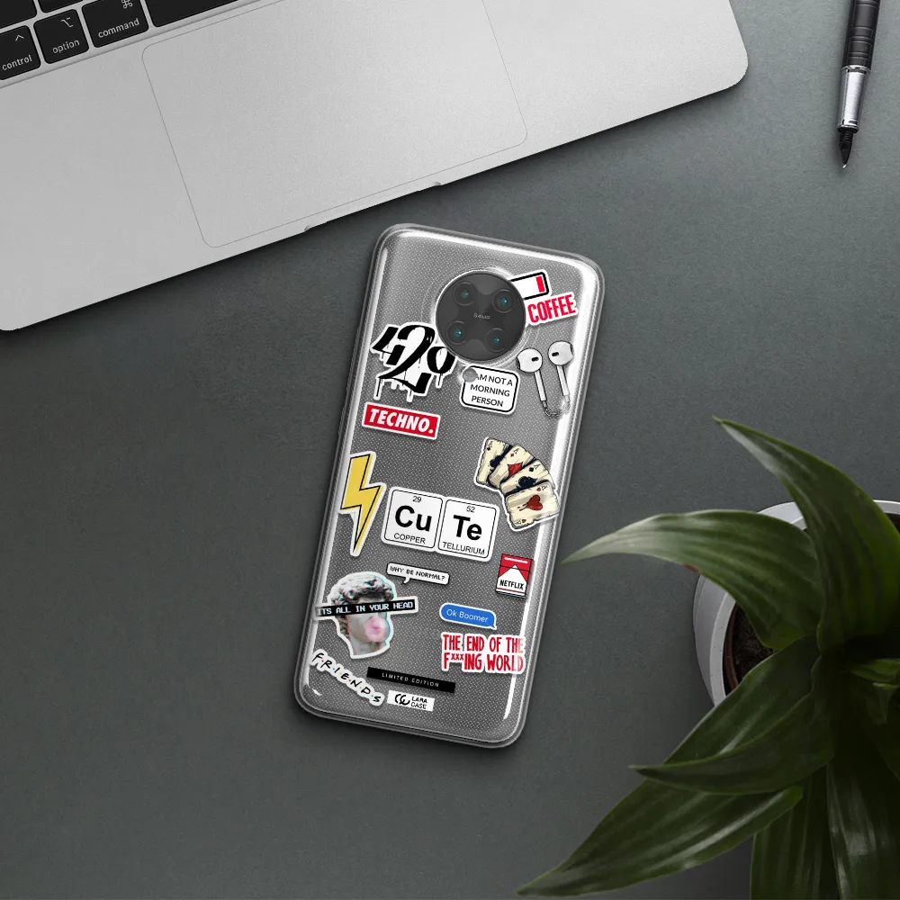 Cute Xiaomi Poco F2 Pro Clear TPU Case