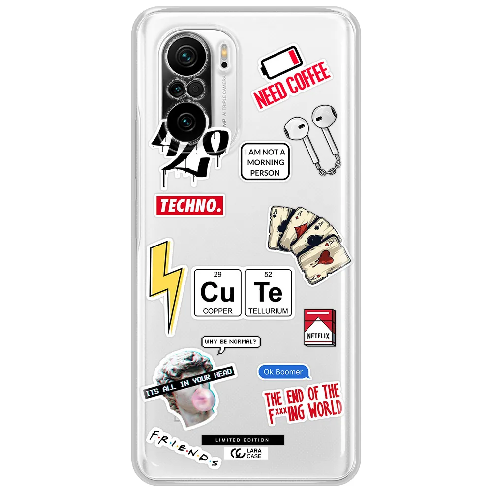 Cute Xiaomi Poco F3 Clear Tpu Case