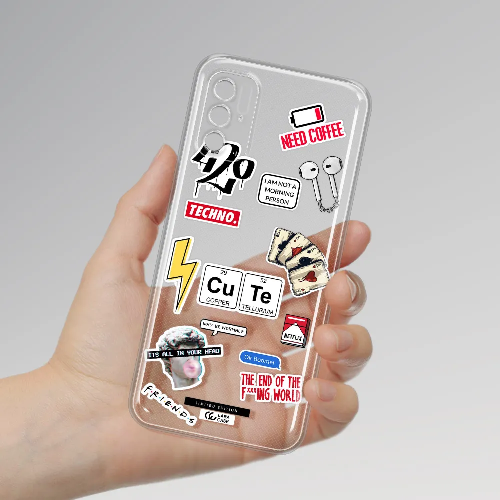 Cute Xiaomi Poco M3 Pro Clear Tpu Case