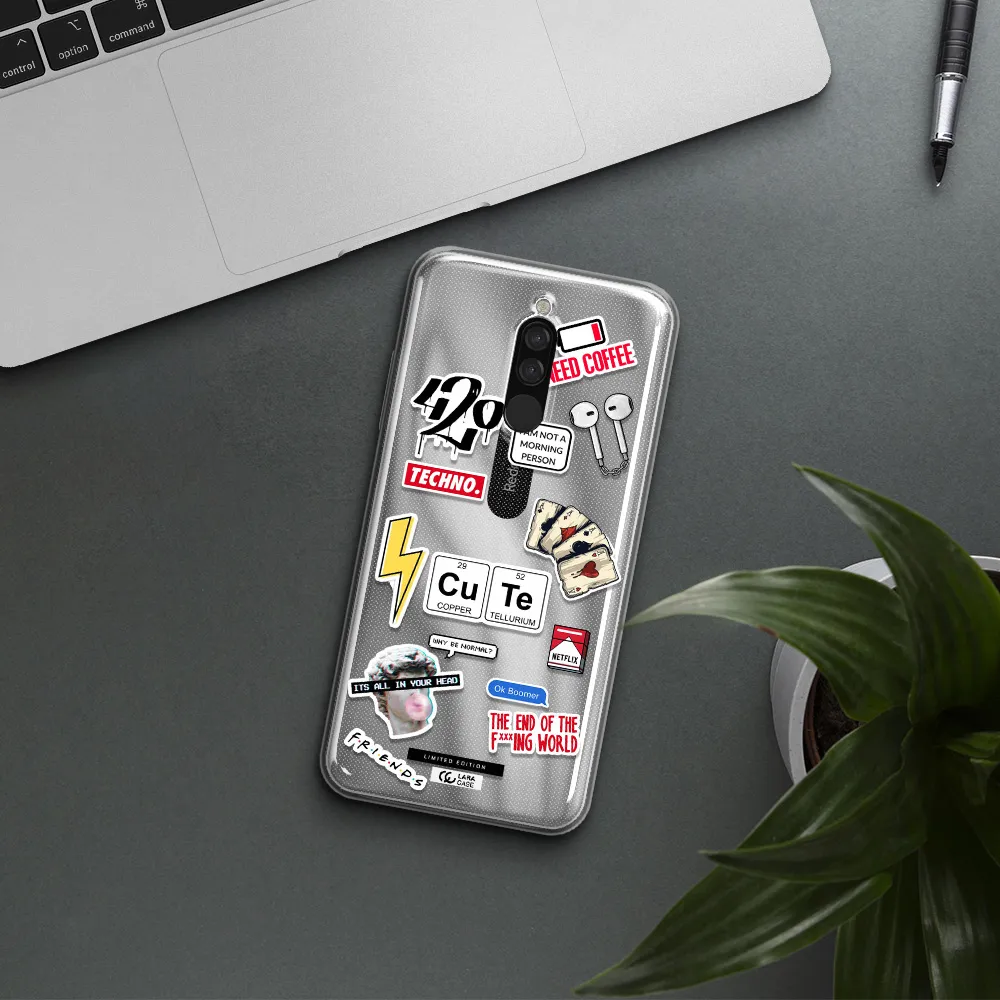 Cute Xiaomi Redmi 8 Clear Tpu Case