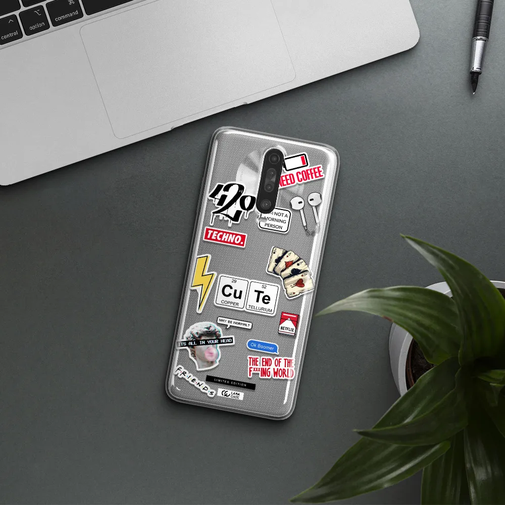 Cute Xiaomi Redmi K30 Clear TPU Case