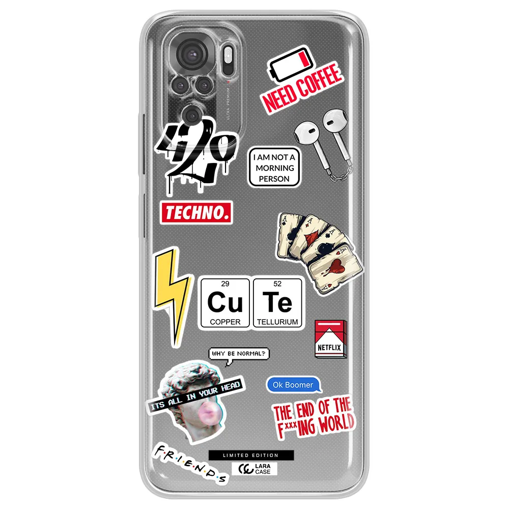 Cute Xiaomi Redmi Note 10S Clear Tpu Case