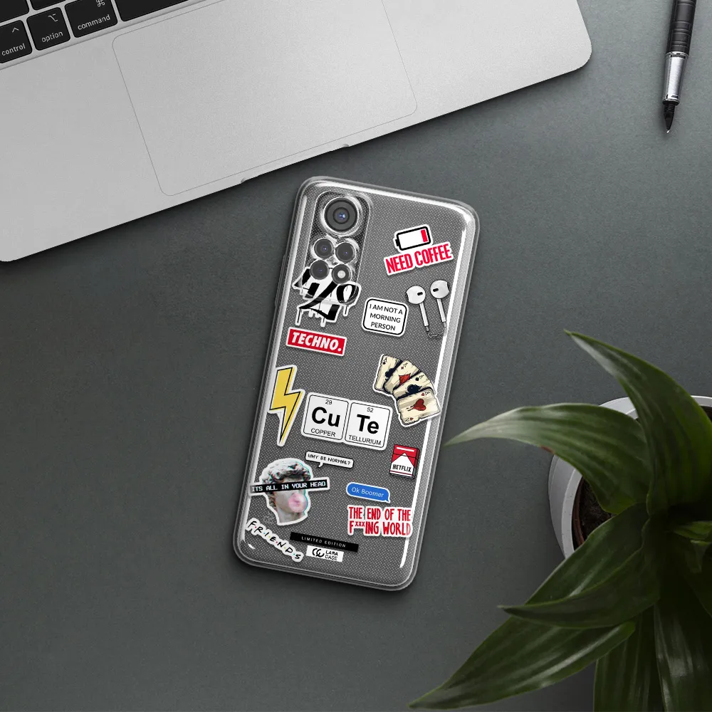 Cute Xiaomi Redmi Note 11S Clear Tpu Case