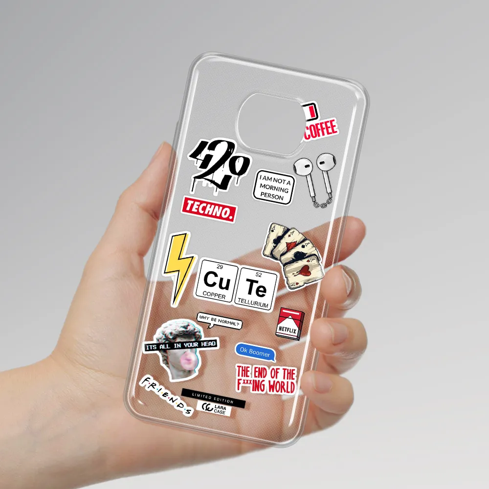 Cute Xiaomi Redmi Note 9T Clear Tpu Case