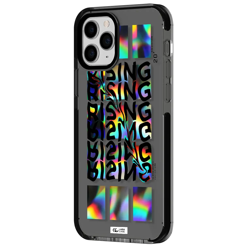 Rising Apple iPhone 11 pro max impact Smoke Black Case