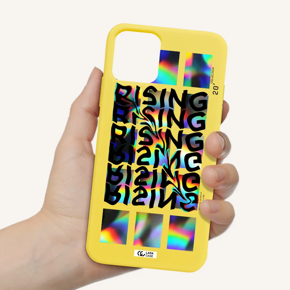Rising Apple iPhone 11 pro max Silicone canary yellow Case
