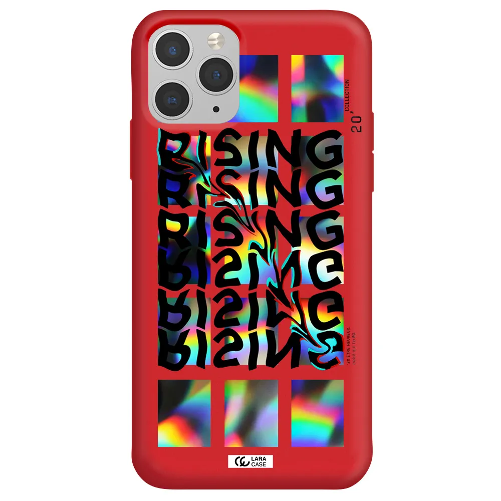 Rising Apple iPhone 11 pro max Silicone Imperial Red Case