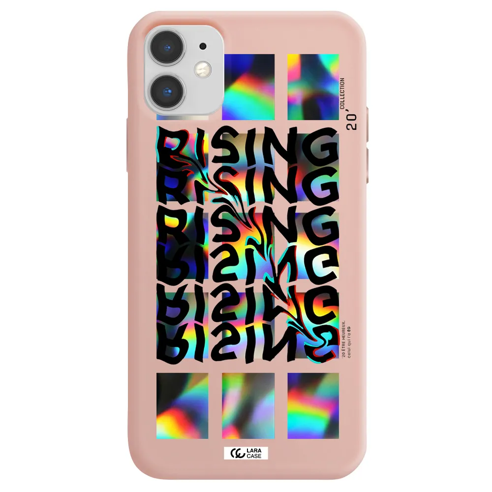 Rising Apple iPhone 11 Silicone pastel pink Case