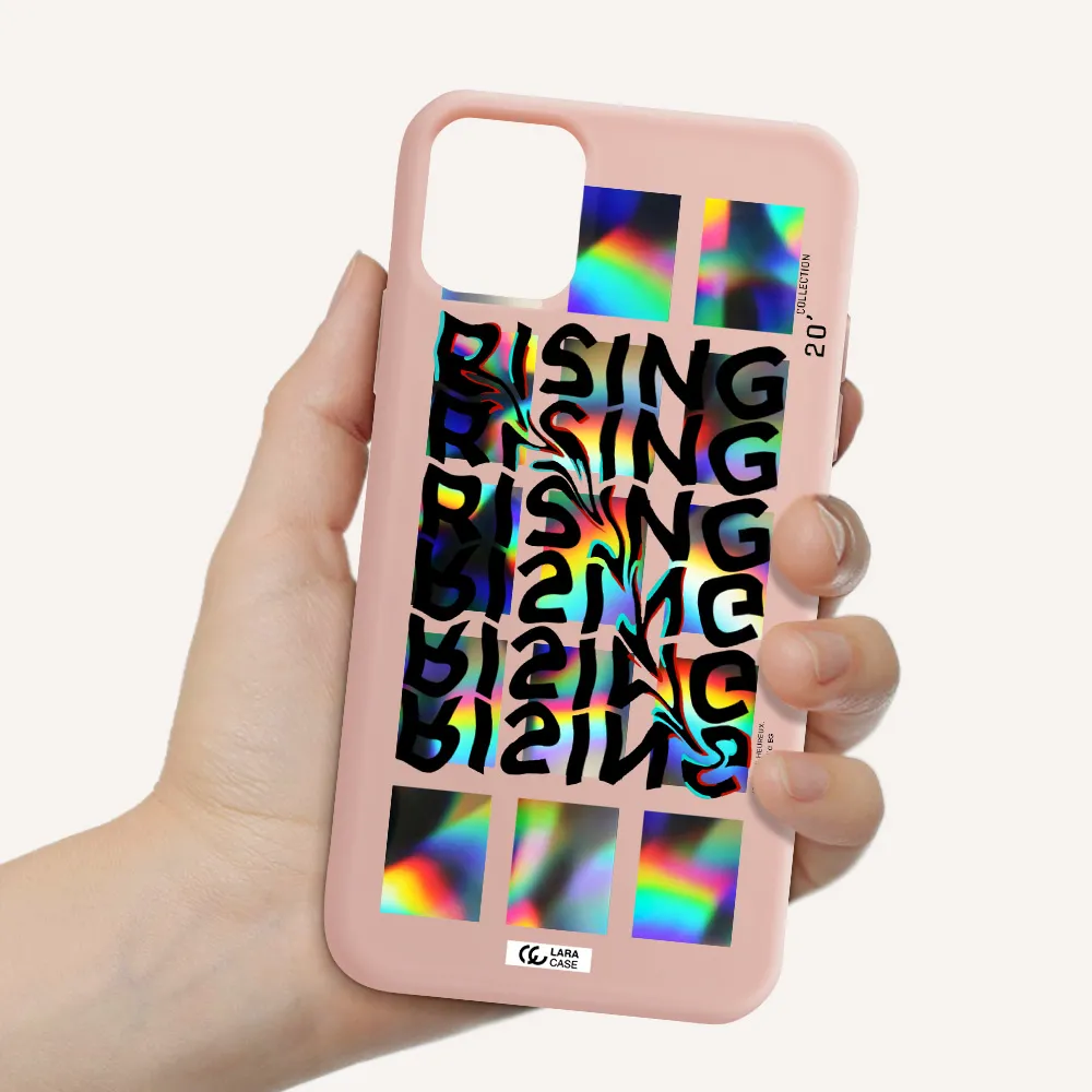 Rising Apple iPhone 11 Silicone pastel pink Case
