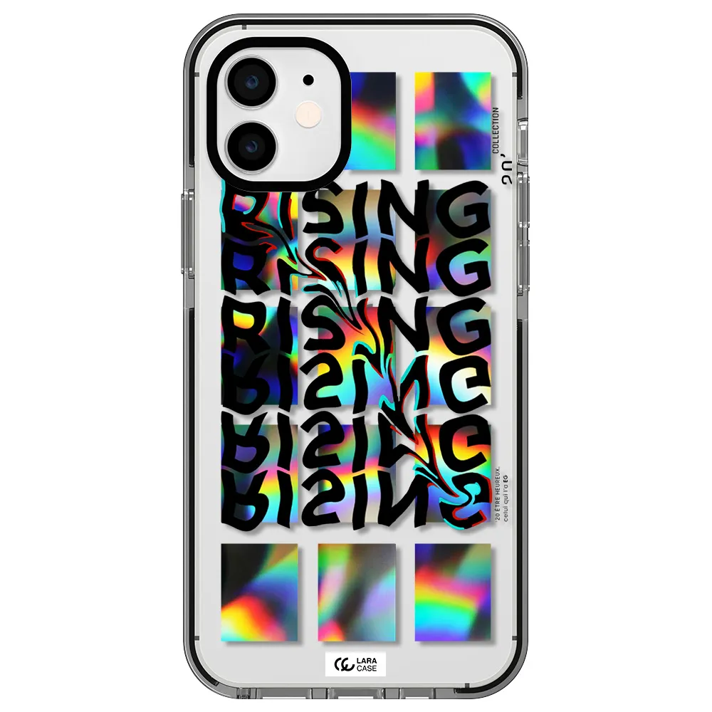 Rising Apple iPhone 12 impact black border Case