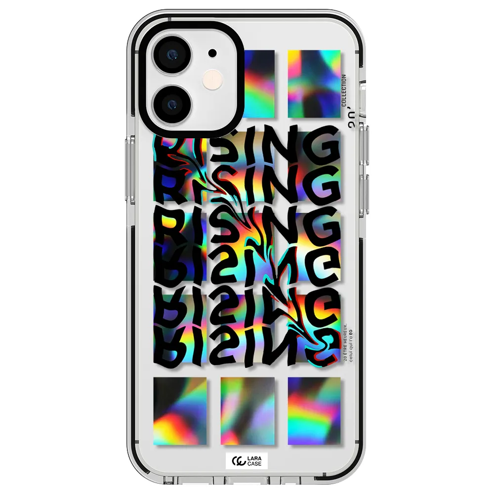 Rising Apple iPhone 12 mini impact black border Case