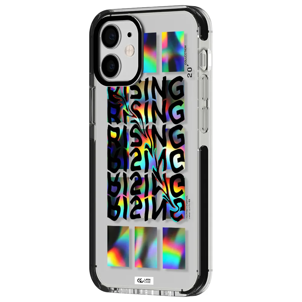 Rising Apple iPhone 12 mini impact black border Case