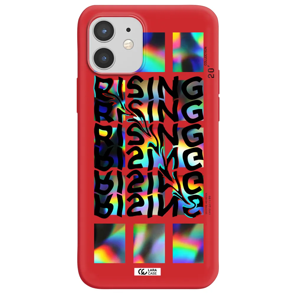 Rising Apple iPhone 12 mini Silicone Imperial Red Case