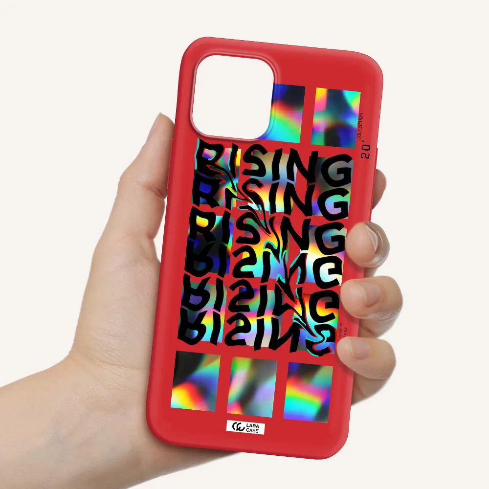 Rising Apple iPhone 12 mini Silicone Imperial Red Case