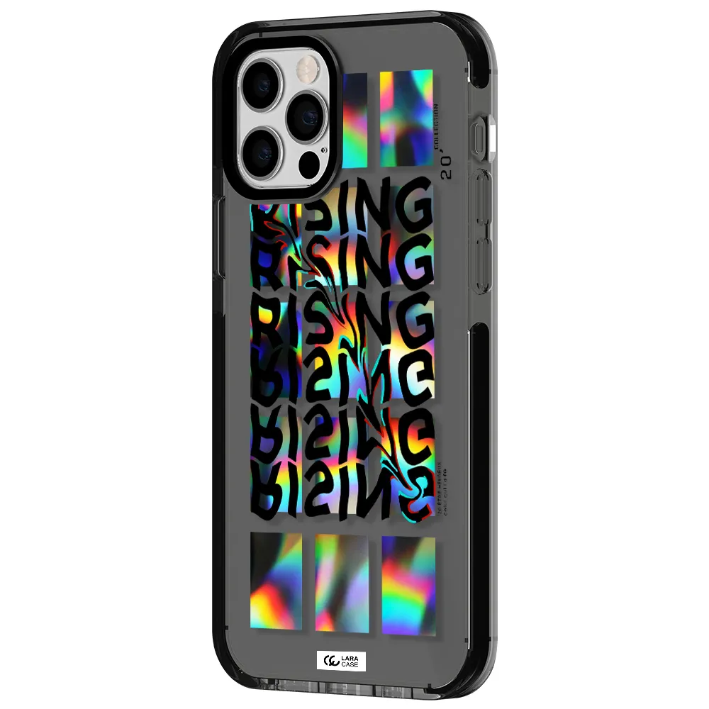 Rising Apple iPhone 12 pro impact Smoke Black Case
