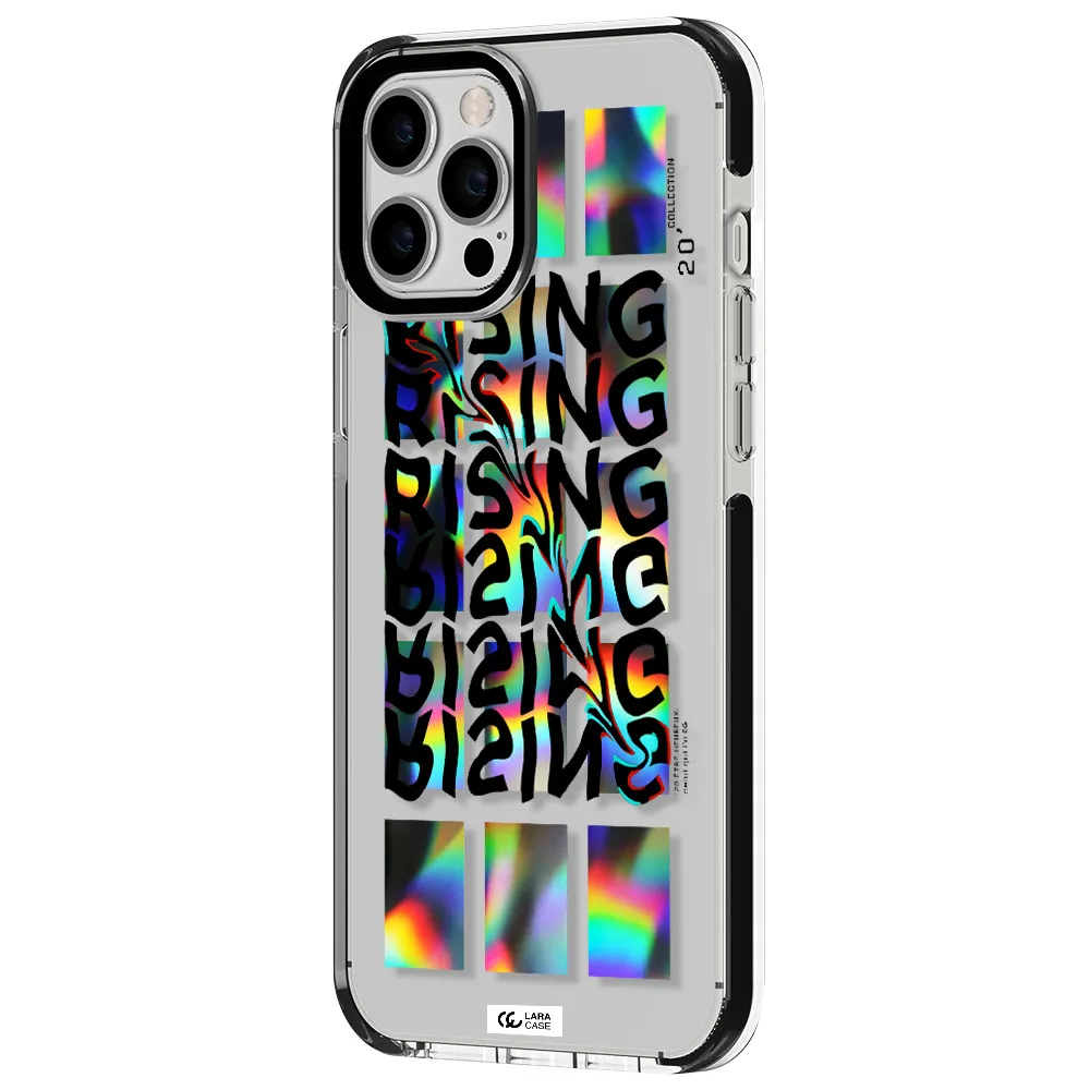 Rising Apple iPhone 12 pro max impact black border Case