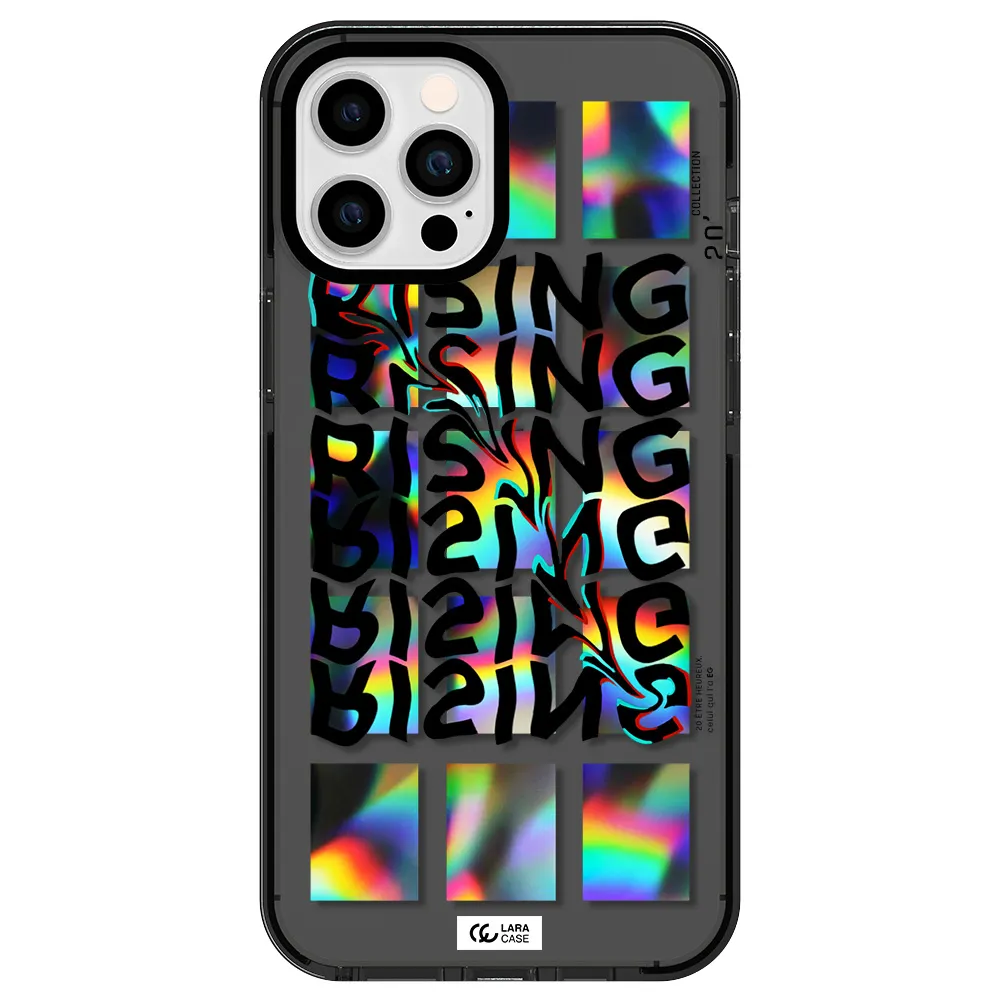 Rising Apple iPhone 12 pro max impact Smoke Black Case