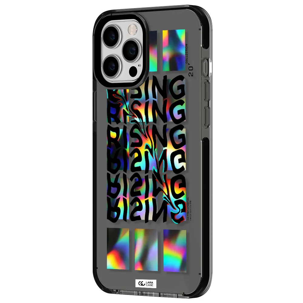 Rising Apple iPhone 12 pro max impact Smoke Black Case
