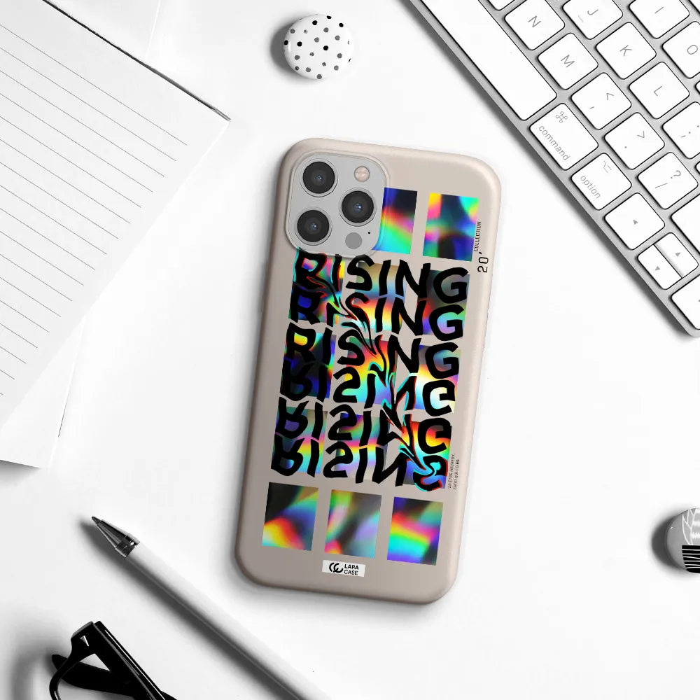 Rising Apple iPhone 12 pro max Silicone Stone Case