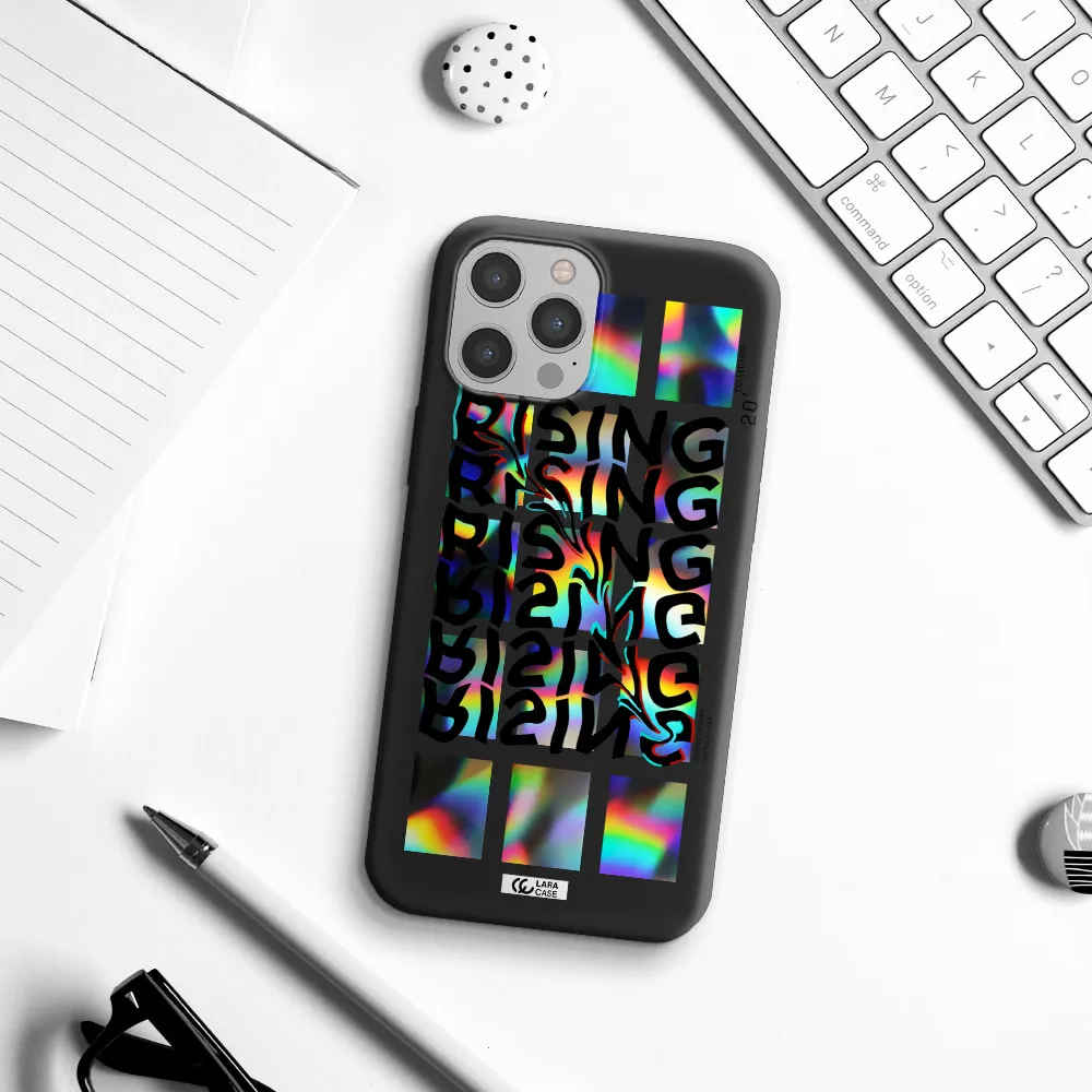 Rising Apple iPhone 12 pro Silicone black Case