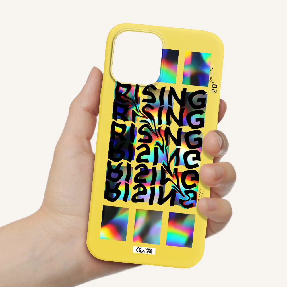 Rising Apple iPhone 12 pro Silicone canary yellow Case