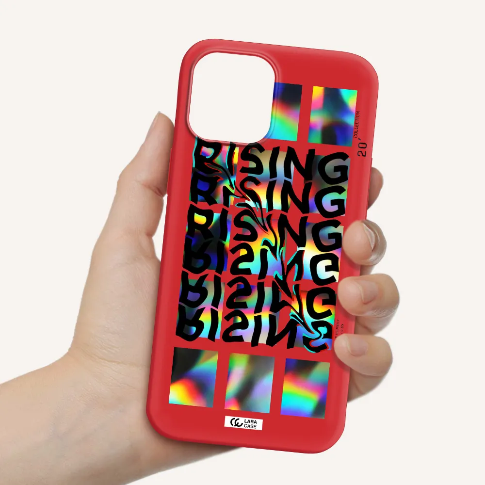 Rising Apple iPhone 12 pro Silicone Imperial Red Case