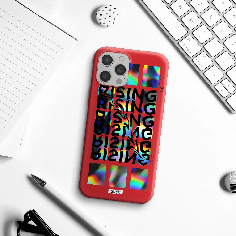 Rising Apple iPhone 12 pro Silicone Imperial Red Case