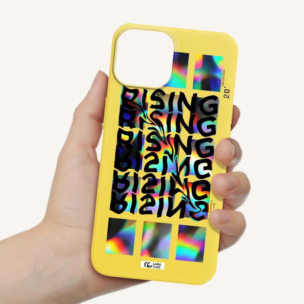 Rising Apple iPhone 13 mini Silicone canary yellow Case