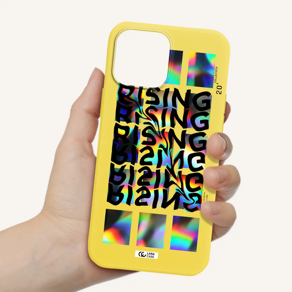 Rising Apple iPhone 13 Pro Max Silicone canary yellow Case