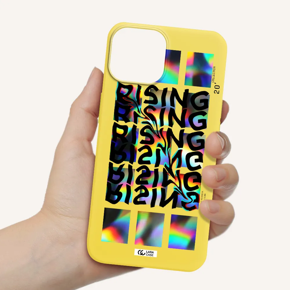 Rising Apple iPhone 13 Silicone canary yellow Case