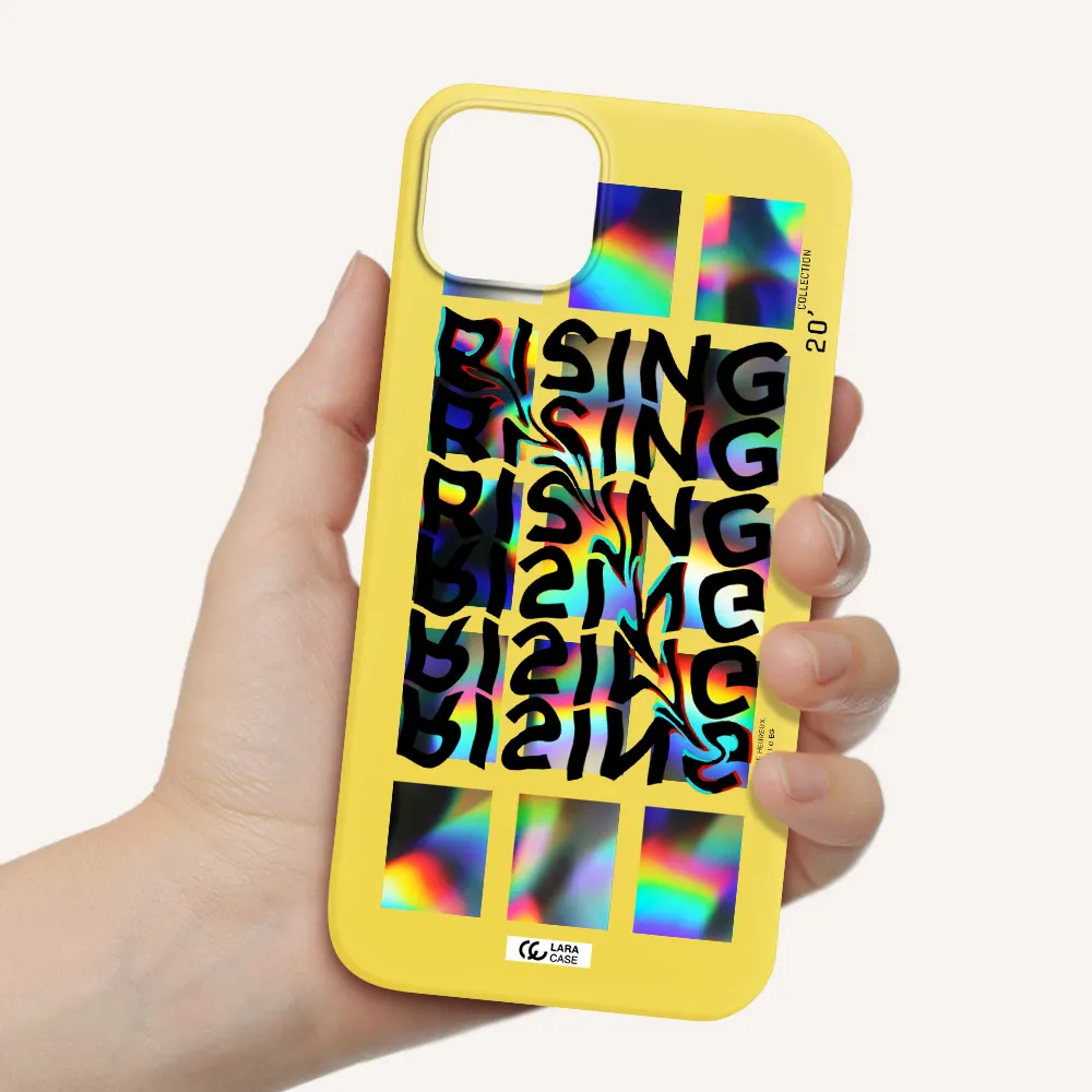 Rising Apple iPhone 14 plus Silicone canary yellow Case