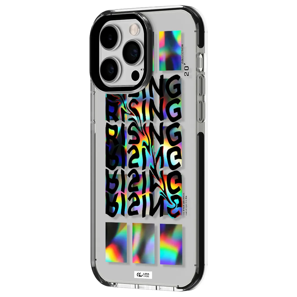 Rising Apple iPhone 14 pro max impact black border Case