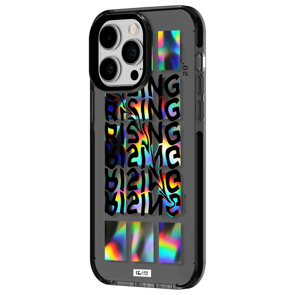 Rising Apple iPhone 14 pro max impact Smoke Black Case