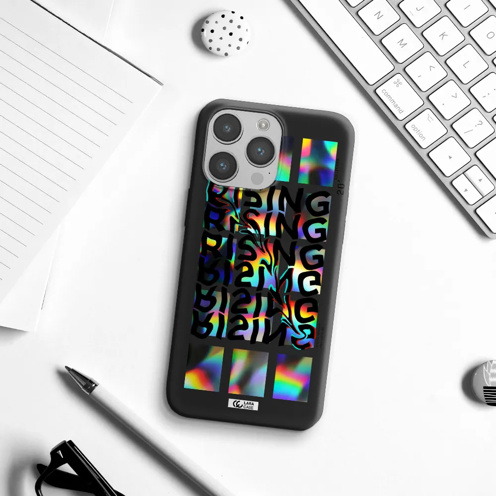 Rising Apple iPhone 14 pro max Silicone black Case