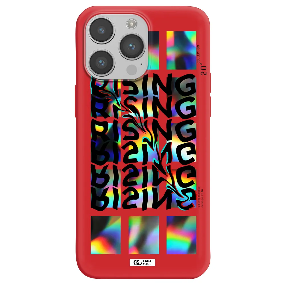 Rising Apple iPhone 14 pro max Silicone Imperial Red Case