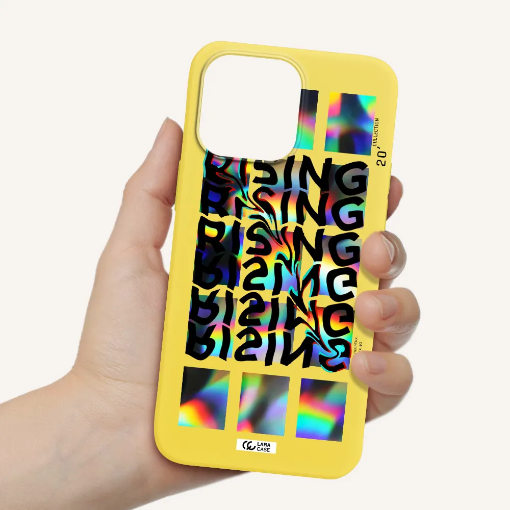 Rising Apple iPhone 14 pro Silicone canary yellow Case