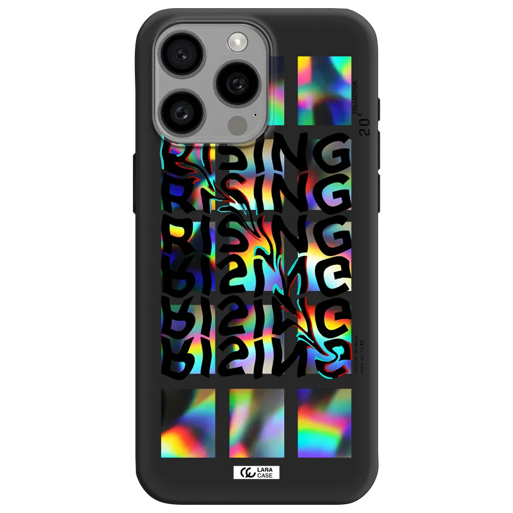 Rising Apple Iphone 15 Pro max Silicone black Case