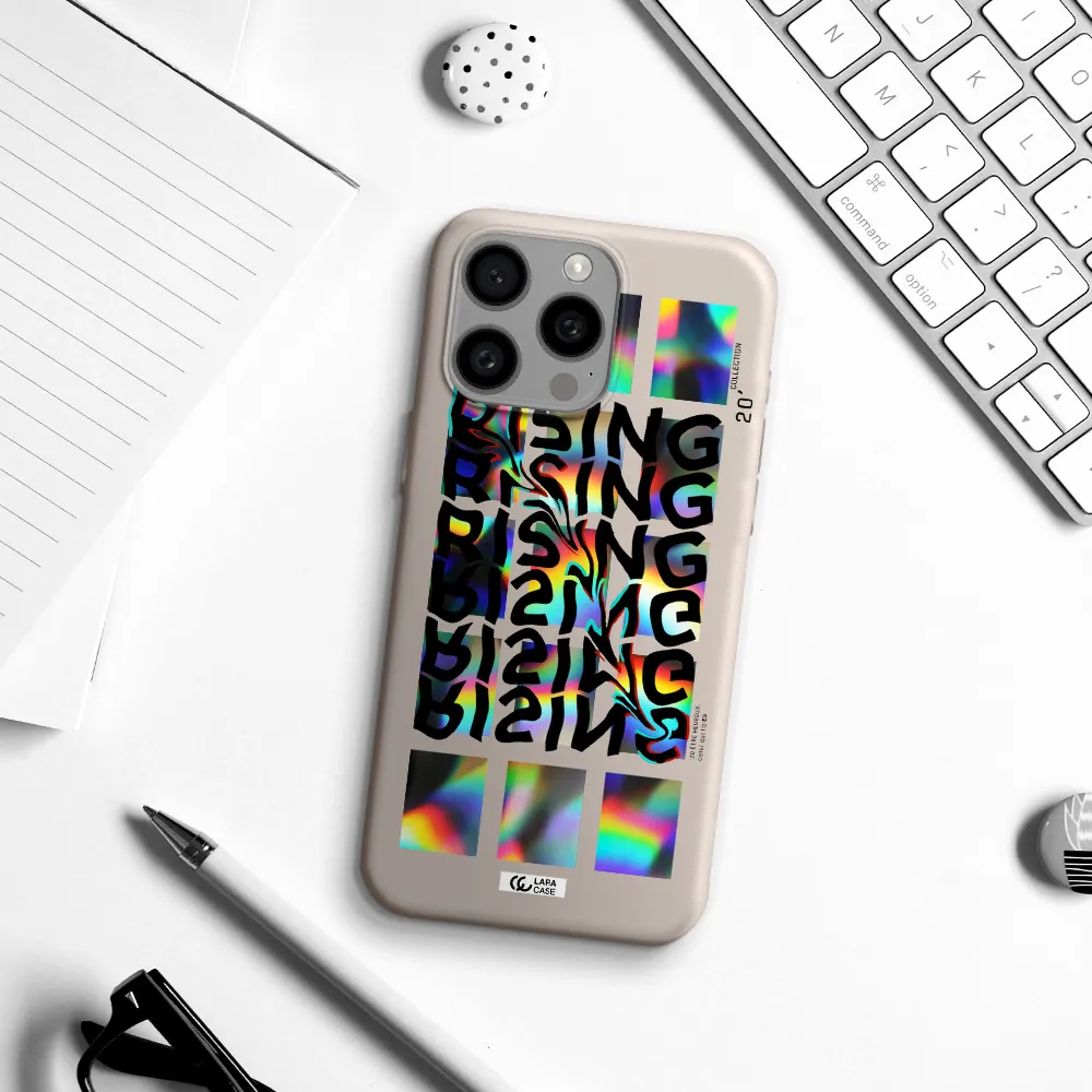 Rising Apple Iphone 15 Pro max Silicone Stone Case