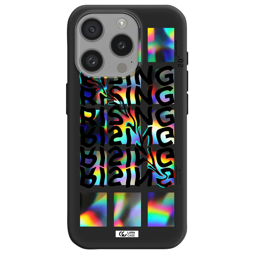 Rising Apple Iphone 15 Pro Silicone Black Case