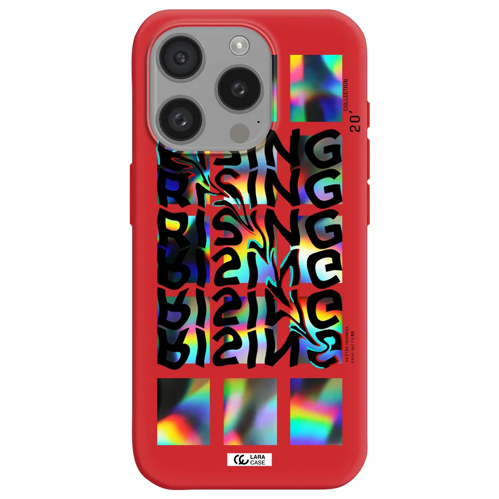 Rising Apple Iphone 15 Pro Silicone Imperial Red Case