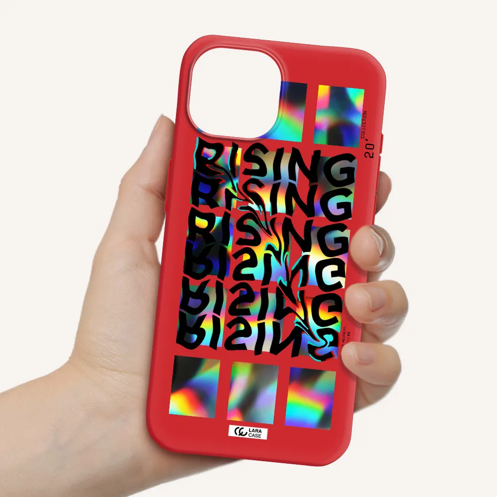 Rising Apple Iphone 15 Silicone Imperial Red Case