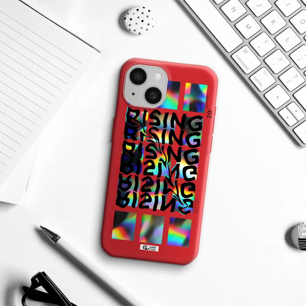 Rising Apple Iphone 15 Silicone Imperial Red Case