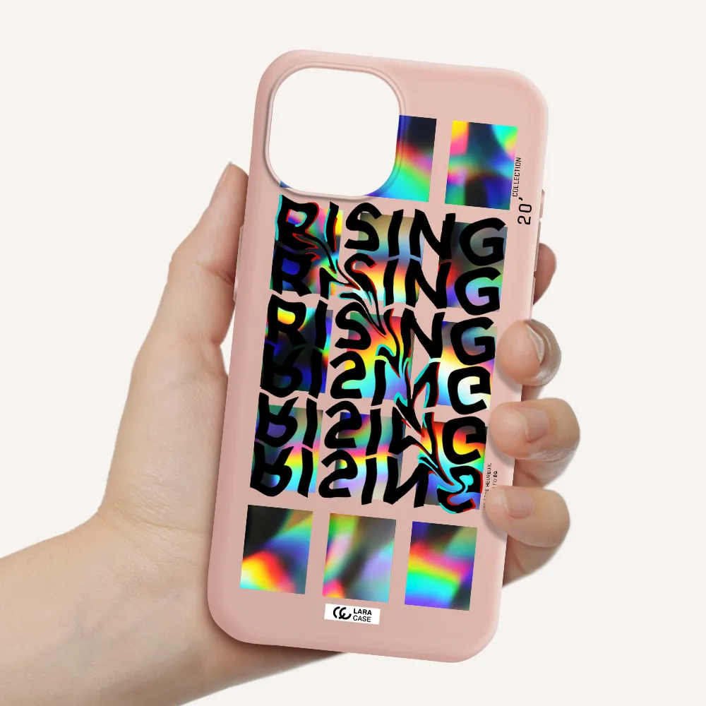 Rising Apple Iphone 15 Silicone Pastel Pink Case